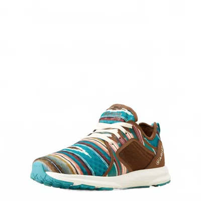 Ariat Women's Fuse Casual Lightweight Sneakers In Pastel Turq Serape In Multi