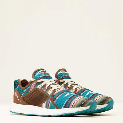 Ariat Women's Fuse Shoes In Turquoise/multi