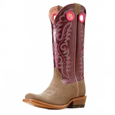 Ariat Women's Futurity Boon Smokey Roughout Western Boot In Multi