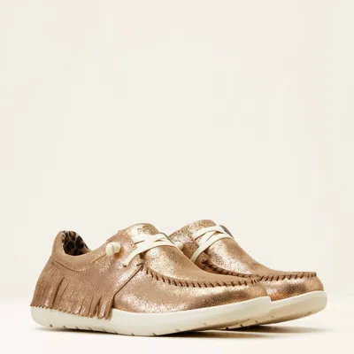 Ariat Women's Hilo Fringe Shoes In Foiled Rose In Multi