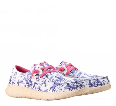 Ariat Women's Hilo Westbound Shoes In Navy In Blue