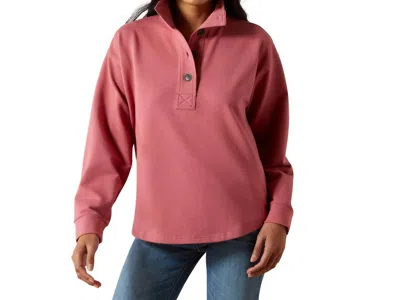 Ariat Women's Hometown Sweatshirt In Mauvewood In Pink