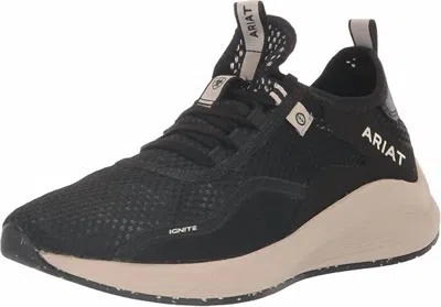 Ariat Women's Ignite Eco Sneaker In Black In Brown