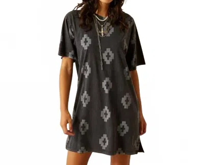 Ariat Women's Isela Tee Dress In Isela Southwest Print In Black