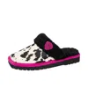 Ariat Women's Jackie Square Toe Exotic Print Pink Pony Slipper In Multi