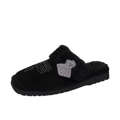 Ariat Women's Jackie Square Toe Slipper In Black