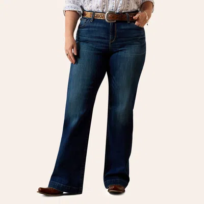 Ariat Women's Kahlani Berryessa Perfect Rise Trouser Jeans In Blue