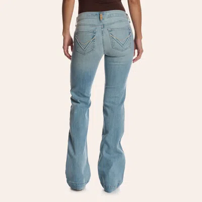 Ariat Women's Leilani Maryland Light Wash Slim Trouser Jeans In Blue