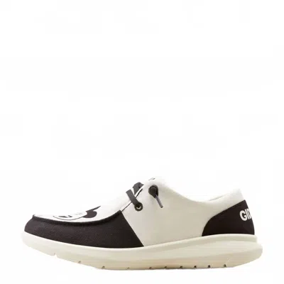 Ariat Women's Milton Menasco Hilo Slip-ons In Black & White