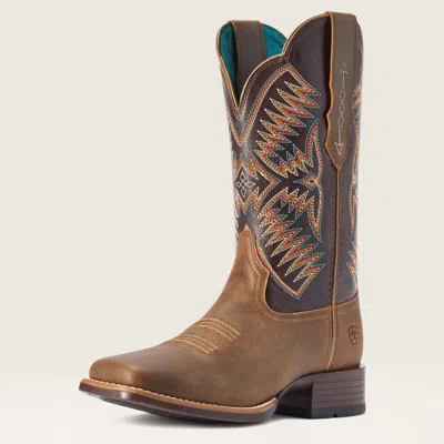 Ariat Women's Odesa Stretch Fit Boot In Fateful Brown/burnished Pewter In Multi