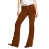 Ariat Women's Perfect Rise Corduroy Flare Jean In Dijon In Brown
