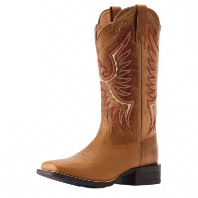 Ariat Women's Rockdale Western Boots In Almond Buff In Brown