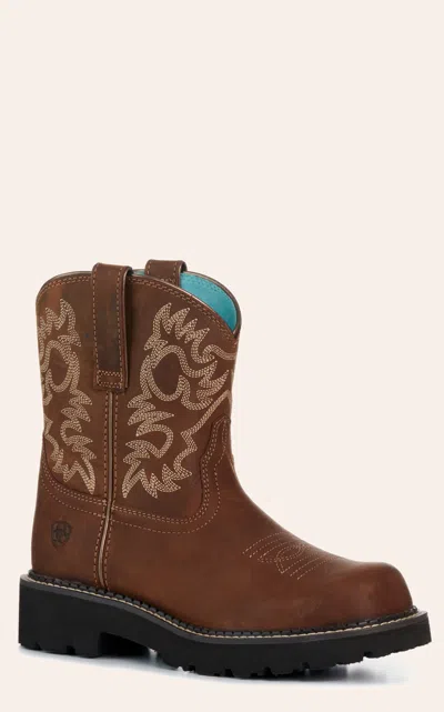 Ariat Women's Sassy Brown Fatbaby Cowboy Boots In Multi