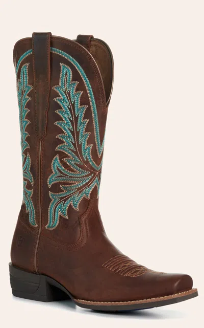 Ariat Women's Sassy Brown Shock Shield Narrow Cutter Toe Cowboy Boots In Multi