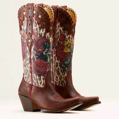 Ariat Women's X Toe Rodeo Quincy Western Boot In Mohogany