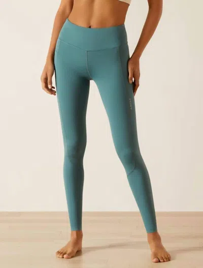 Ariat Womens North Atlantic Tek Tights In Sea In Blue
