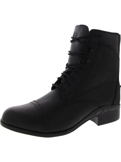 Ariat Womens Padded Insole Lace-up Ankle Boots In Black