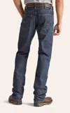 Ariat Men's M4 Low Rise Basic Boot Cut Fr Work Jeans In Blue