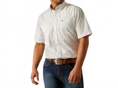 Ariat Wrinkle Free Eddy Classic Fit Shirt In White