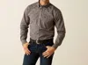 Ariat Wrinkle Free Immanuel Fitted Shirt In Navy In Blue