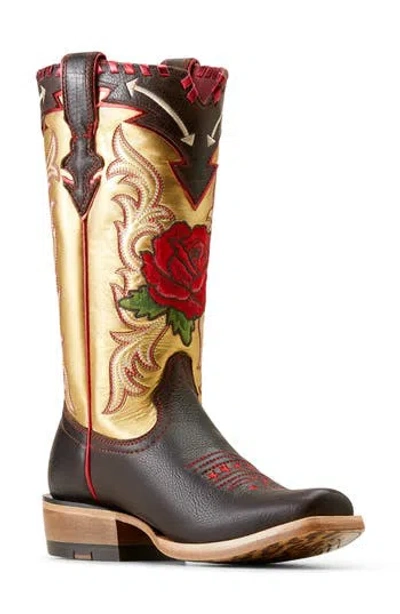 Ariat X Rodeo Quincy Futurity Western Boot In Brown