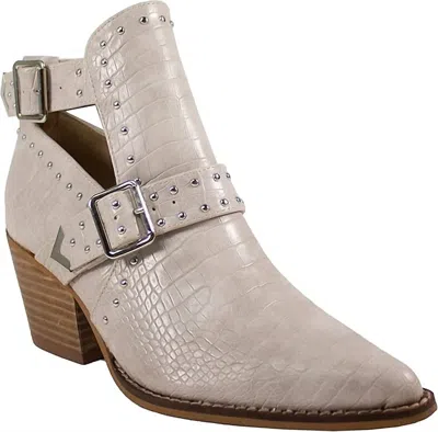 Arider Girl Women Emme Slip On Boots In Grey In Gray