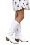 Arider Girl Women's Rodeo Boots In Ivory