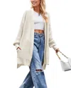 Ariel Tesoro Cardigan In White