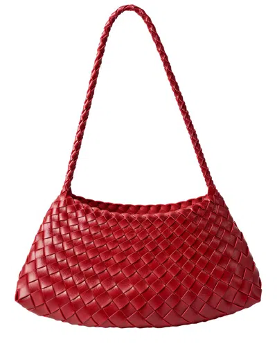 Ariel Tesoro Leather Shoulder Bag In Red