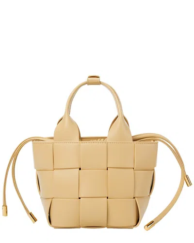 Ariel Tesoro Leather Tote In Black