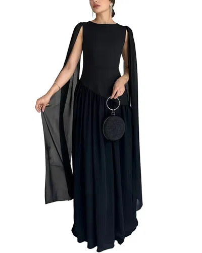 Ariel Tesoro Maxi Dress In Black