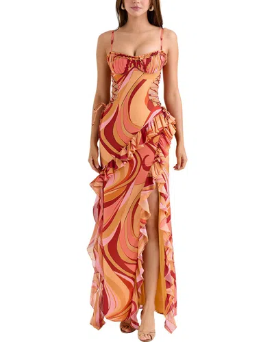 Ariel Tesoro Maxi Dress In Neutral