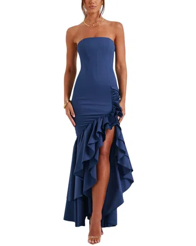 Ariel Tesoro Maxi Dress In Blue