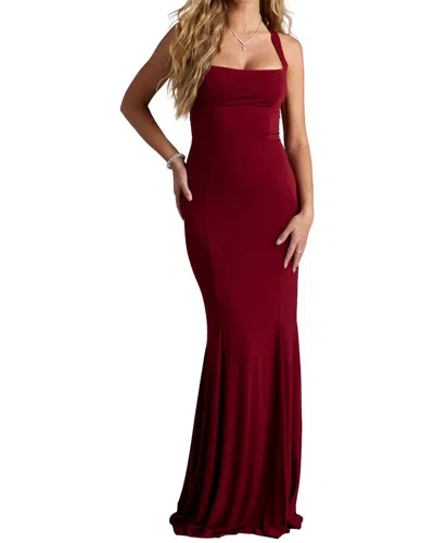 Ariel Tesoro Maxi Dress In Red
