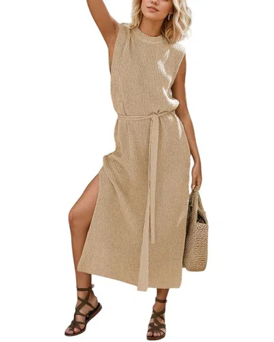 Ariel Tesoro Maxi Dress In Neutral