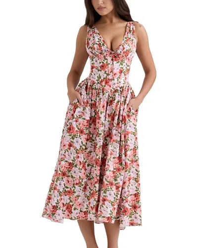 Ariel Tesoro Midi Dress In Multi