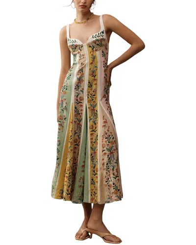Ariel Tesoro Midi Dress In Multi