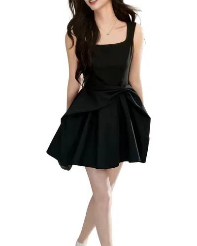 Ariel Tesoro Mini Dress In Black