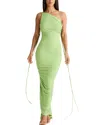 Ariel Tesoro One Shoulder Maxi Dress