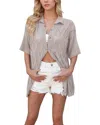Ariel Tesoro Poncho In Gray