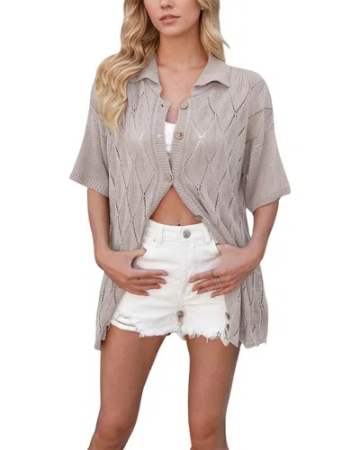 Ariel Tesoro Poncho In Gray