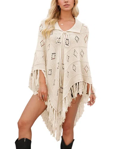 Ariel Tesoro Poncho In Neutral