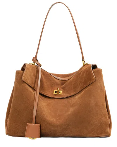 Ariel Tesoro Suede Satchel