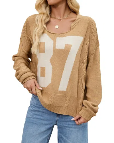 Ariel Tesoro Sweater In Brown