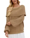 Ariel Tesoro Sweater In Brown