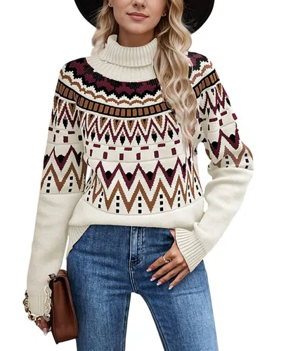 Ariel Tesoro Sweater In White