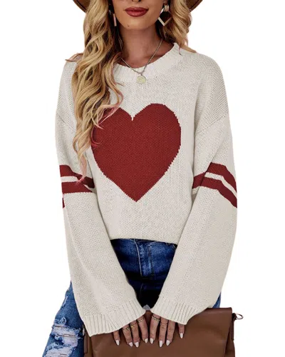 Ariel Tesoro Sweater In White