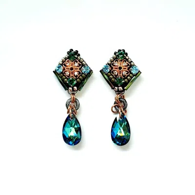 Ariel.c Jewellery Women's Blue / Green / Rose Gold Ornate Midnight Glow In Multi