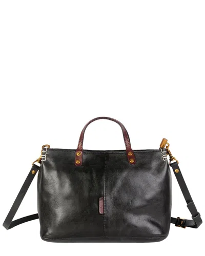 Ariele Tesoro Leather Tote In Black