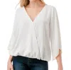 Ariella Bell Sleeve Top In Ivory In Multi